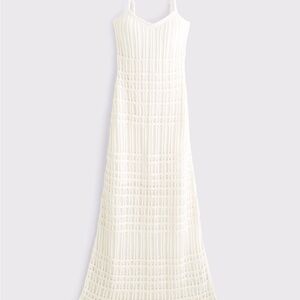 Abercrombie & Fitch Cream Maxi Dress